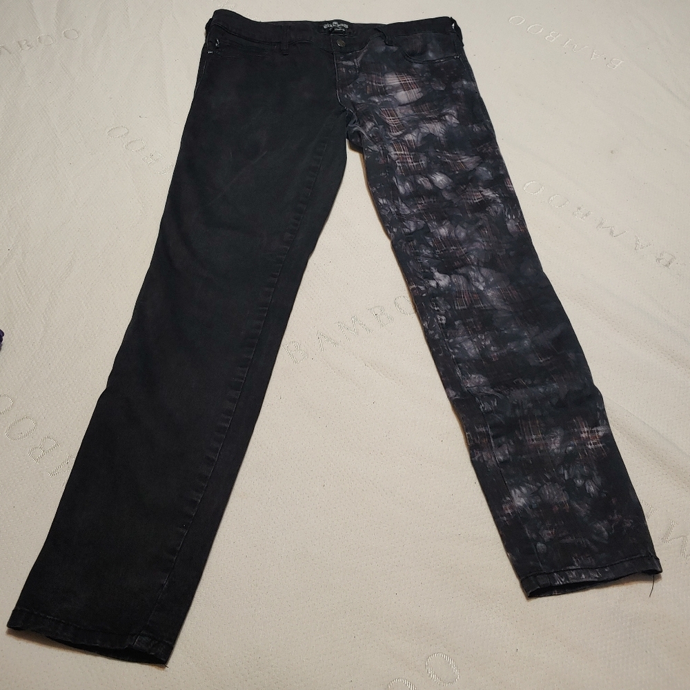 Royal Bones Jeans with Union Jack Pattern Size 13 Not 12